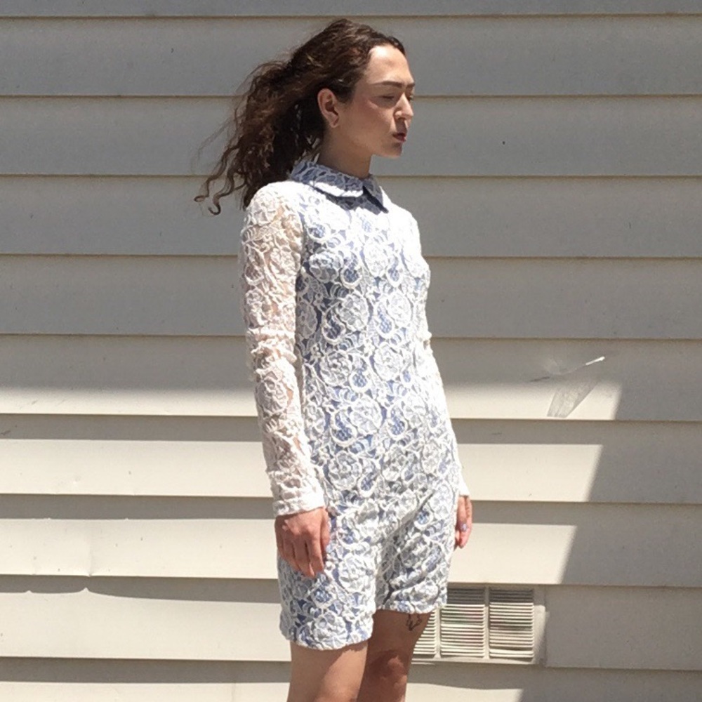 COLLAR LACE DRESS